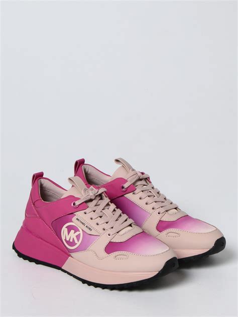 michael kors milky pink|Michael Kors pink sneakers.